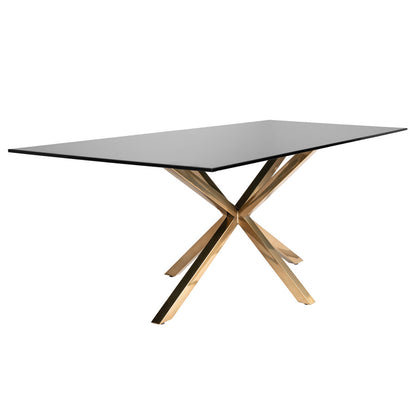 Aster Brass Dining Table