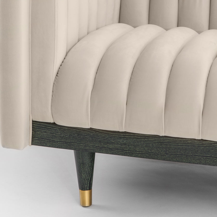 Metz Two Seat Sofa - Chalk