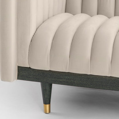 Metz Two Seat Sofa - Chalk