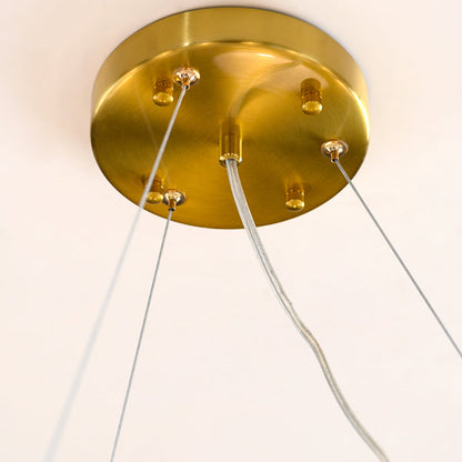 Camille Chandelier Brass