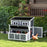 Wooden Chicken Coop w/ Nesting Box for 4-6 Chickens, 100 x 86 x 100cm