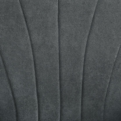 Armchair, Upholstered Modern Accent Chair with Wood Legs, Grey