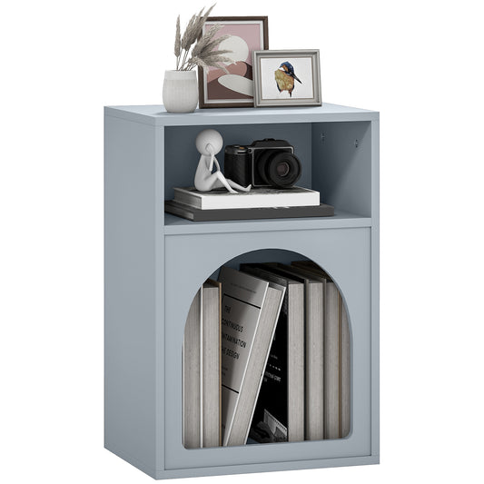 Bedside Table, Modern Bedside Cabinet for Bedroom, Grey