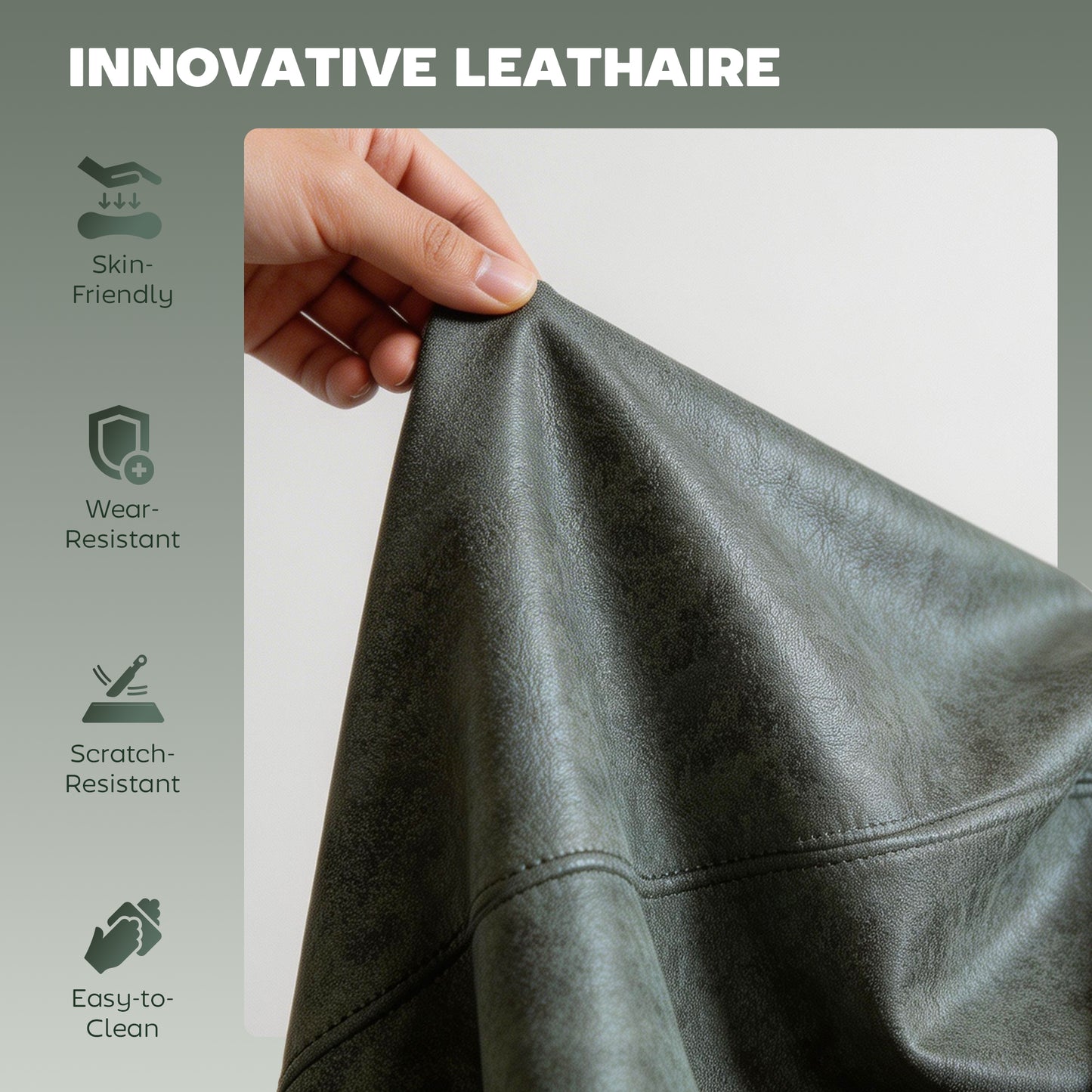 Bar Stools Set of 2, Modern Swivel Barstools for Dining Room, Green