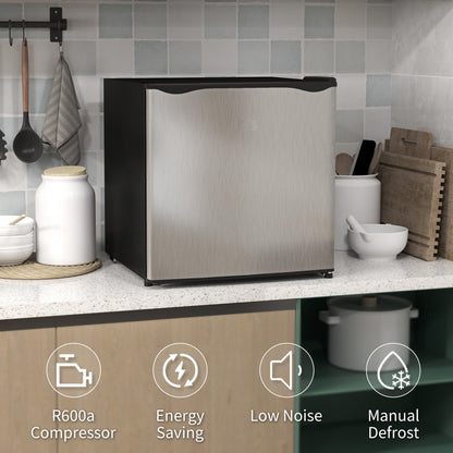 35L Tabletop Freezer with Adjustable Temperature Wire Shelf Silver