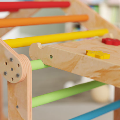 9 in 1 Climbing Frame with Ramp, Slide, Arch, Ladder, Blackboard