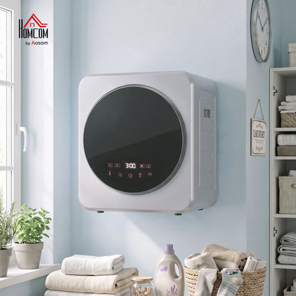 800W Compact Dryer Machine, 4 kg Small Vented Tumble Dryer, Silver