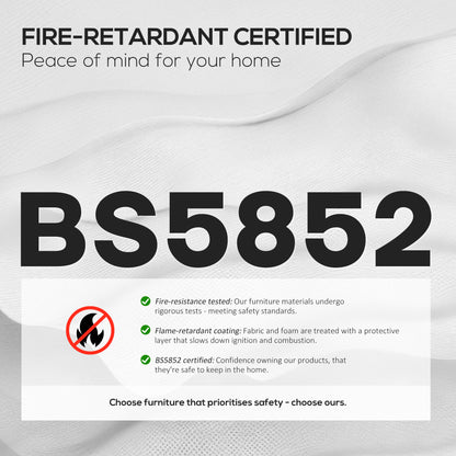 Chesterfield-style Wing Back Armchair Tufted Accent Chair Grey