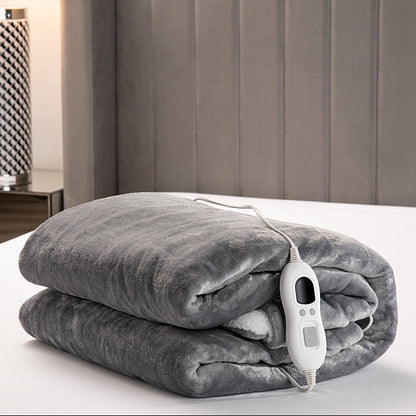 Grey Heated Blanket