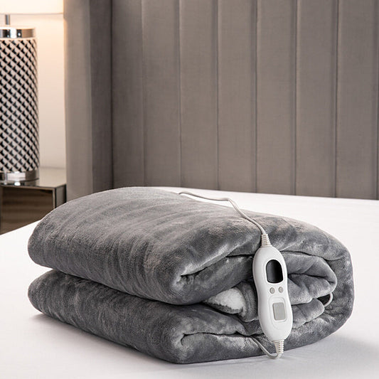 Grey Heated Blanket