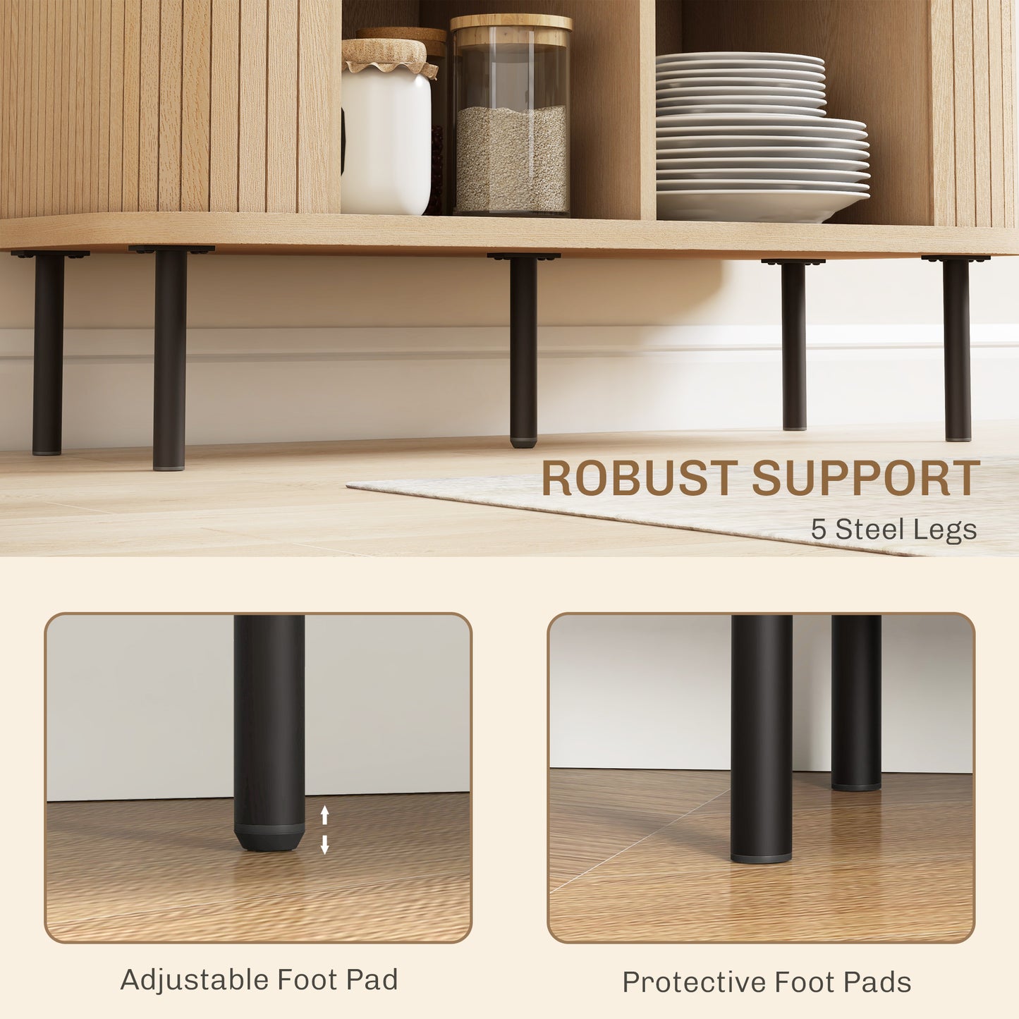 4 Slice Wide Slot Toaster and 1.7L Rapid Boil Kettle Set, Silver Tone