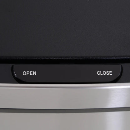 72L Stainless Steel Sensor Bin With 3 Compartments For Both Wet/Dry Waste