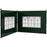 Gazebo Side Panels, Sides Replacement with Window for 3x3(m) or 3x6m Gazebo Canopy, 2 Pack, Green