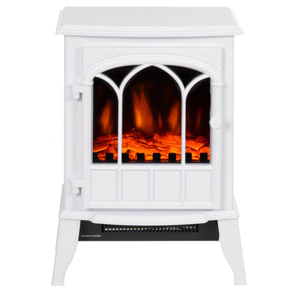 Electric Log Burner with LED Flame Effect 1000W/2000W