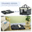 70cm Pet Carrier, Foldable Dog Bag, Portable Cat Carrier, Pet Travel Bag with Cushion for Miniature and Small Dogs, Grey