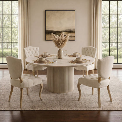 Francois Limed Oak French Chair