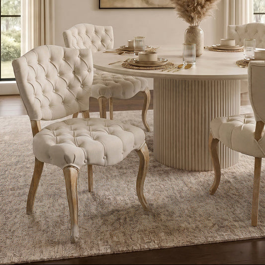 Francois Limed Oak French Chair