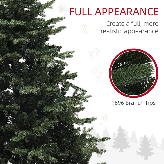 6ft Artificial Spurce Christmas Tree with 1696 Branches