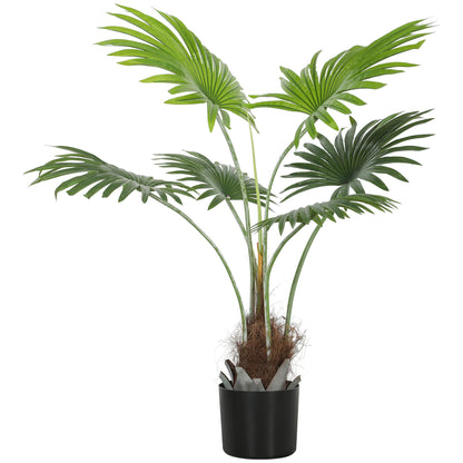 Artificial Plant with PEVA Leaves and Coconut Coir for Home Office