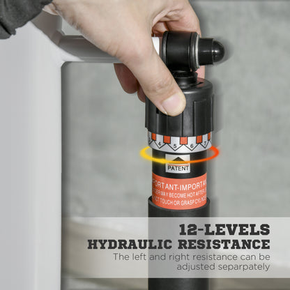 Stepper Machine with 12-Level Hydraulic Resistance, LCD Monitor