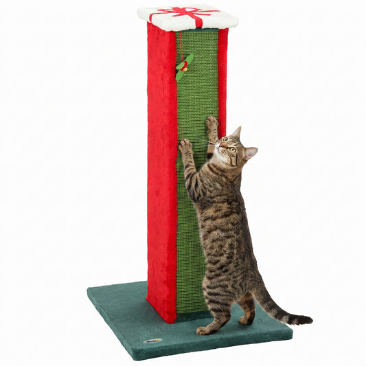 81cm Tall Cat Scratching Post for Indoor Cats with Bell Toy