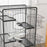 Five-Level Removable Small Animal Cage, 131cm - Black