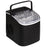 Ice Maker Machine Counter Top, 12Kg in 24 Hrs, 9 Cubes Ready in 6-12Mins, Portable Ice Cube Maker with Ice Scoop and Basket, Black