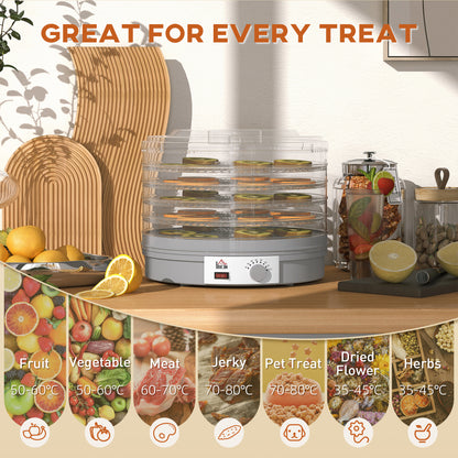 5 Tier Food Dehydrator for Drying Fruit Meat Vegetable Pet Treat