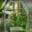 Mini Greenhouse, Garden Tomato Growhouse with 2 Zipped Doors, Portable Indoor Outdoor Green House, 90 x 90 x 145cm, Clear