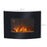 LED Curved Glass Electric Wall Mounted Fire Place, 900/1800W