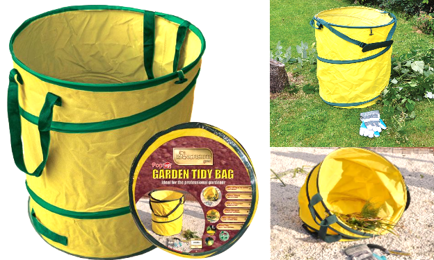 Pop Up & Keep The Outdoors Clean! This Collapsible Jumbo Pop-Up Garden Bin Is The Perfect Solution To Keeping your Garden Clean & Tidy! Only £9.95!