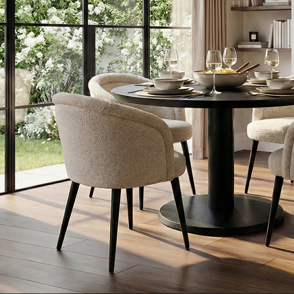 Garric Dining Chair - Oatmeal
