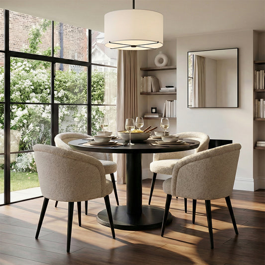Garric Dining Chair - Oatmeal