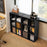 Cubic Cabinet Bookcase Storage Shelves for Home Office, Black