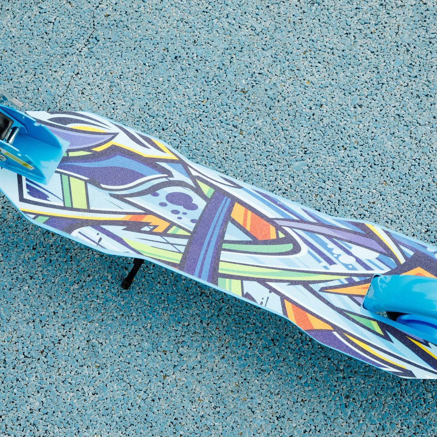 Kids Scooter, Foldable Kick Scooter with Adjustable Handlebar, 200mm Big Wheel, Rear Fender Brake, Gift for Ages 6-12 Years, Boys and Girls, Blue