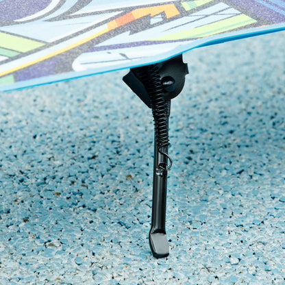 Kids Scooter, Foldable Kick Scooter with Adjustable Handlebar, 200mm Big Wheel, Rear Fender Brake, Gift for Ages 6-12 Years, Boys and Girls, Blue