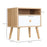 Bedside Table, Bedside Cabinet with Drawer and Shelf, Modern Nightstand, End Table for Living Room, Bedroom, Natural