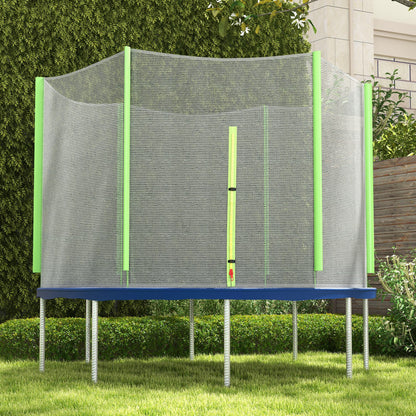 10ft Trampoline Net Replacement Safety Net with Zipped Door, Green
