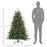 5 Ft Artificial Christmas Tree with Metal Base, Hinged Branches