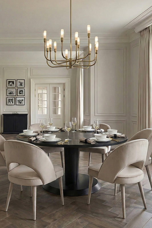 Gracia Twelve Light Pendant Brass