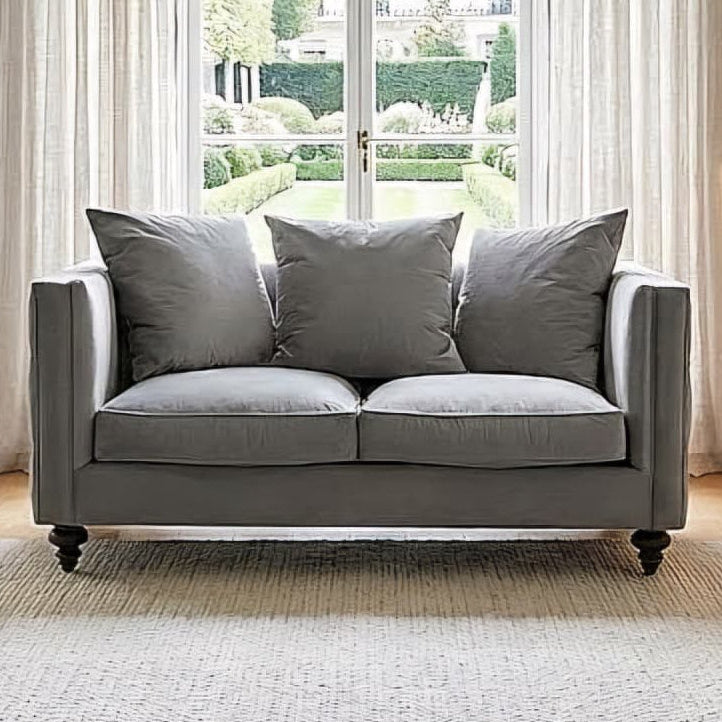 Ascot two Seat Sofa  – Dove Grey