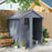 6 x 6.5ft Wooden Garden Shed, with Floor - Grey