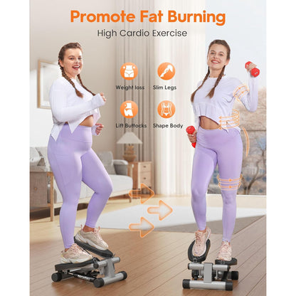 Portable Mini Stepper Step Machine for Home Gym Exercise Workout