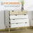 Chest of Drawers, 5 Drawer Dresser, Storage Organizer Side Cabinet for Bedroom, Living Room