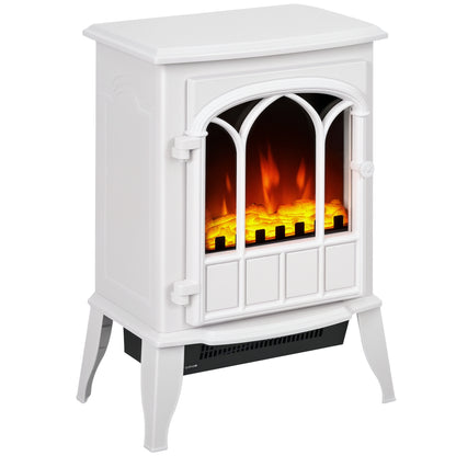 Electric Log Burner with LED Flame Effect 1000W/2000W