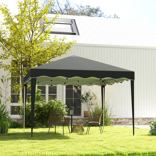 3 x 3m Pop Up Gazebo, Outdoor Camping Gazebo Party Tent with Carry Bag