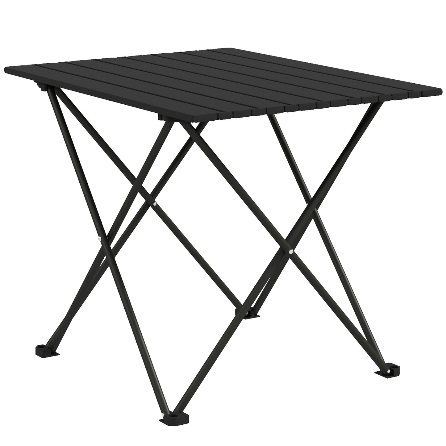 Folding Camping Table for Outdoor Camping, Picnic, Hiking, Black