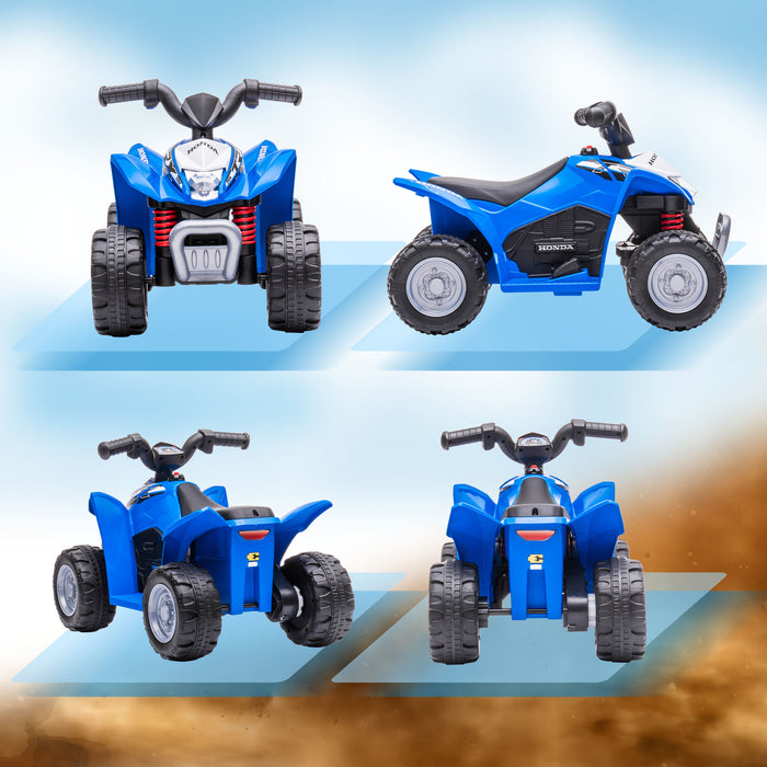 Honda Licensed Kids Electric Quad Bike 6V ATV 1.5-3 Years Blue