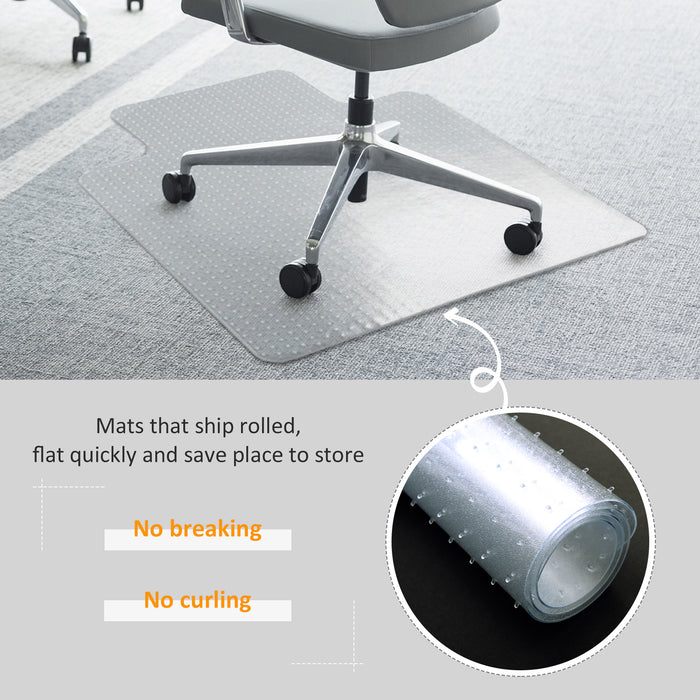 Office Carpet Protector Chair Mat Clear Spike Non Slip Chairmat Frosted Lipped