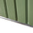 9 x 6 ft Metal Garden Storage Shed Corrugated Steel Roofed Tool Box with Foundation Ventilation and Doors, Green